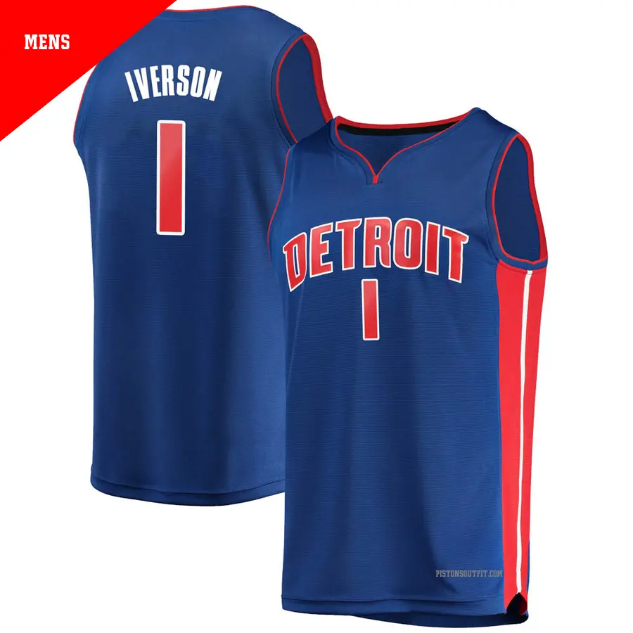 Allen Iverson Jersey, Allen Iverson Swingman, Fast Break